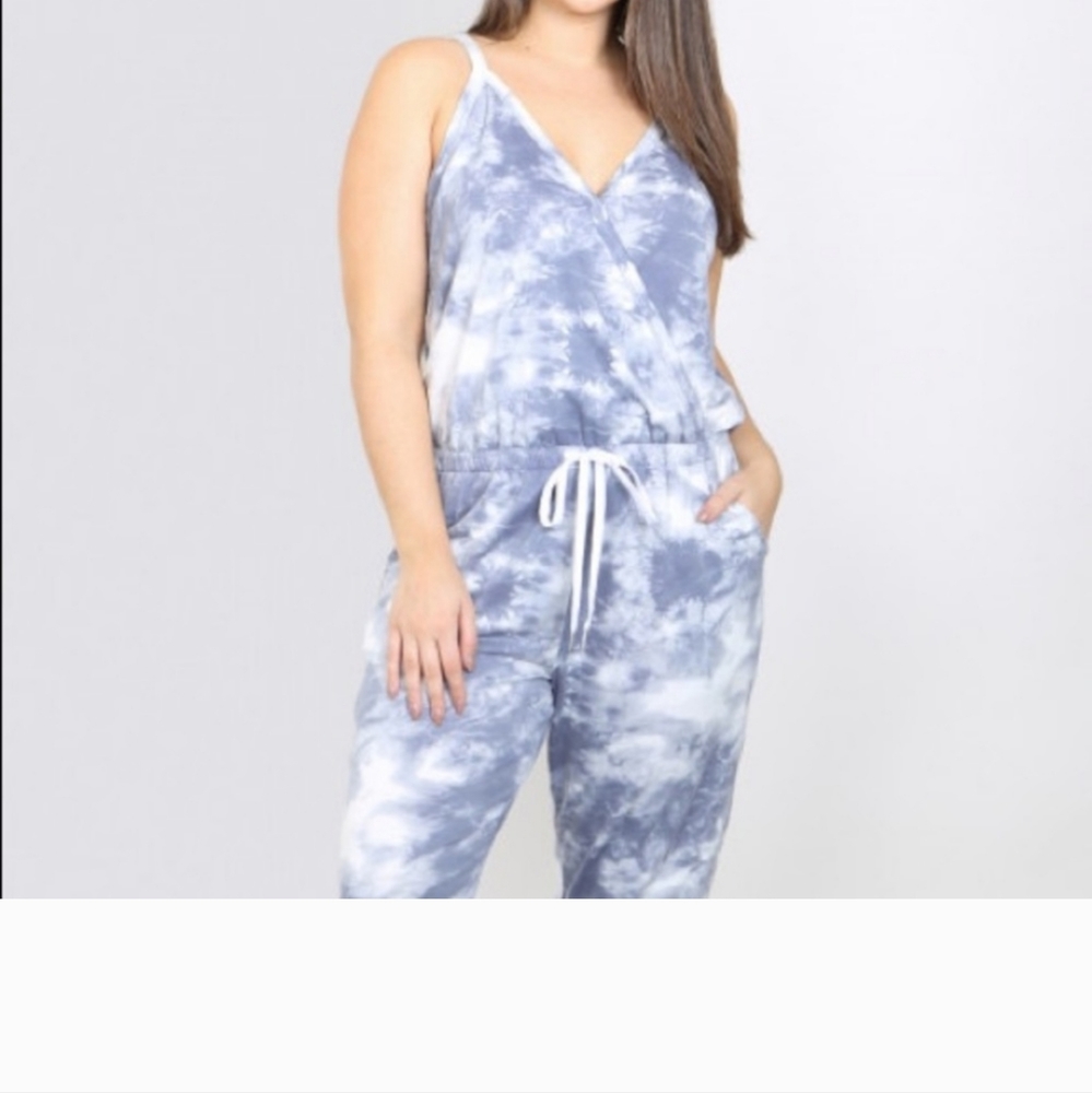Gilli Boutique Tie Dye Jumpsuit Size 1x NWOT. Never worn.